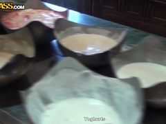 Brunetta, Masturbazione, Pubblico, Tatuaggi, Giochi