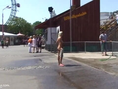Vanessa Nude in Public - hot MILF erotic video