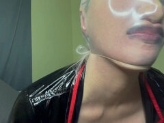 Sultry Silvea Cum in Condom Breathplay