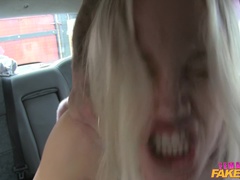 Female Fake Taxi (FakeHub): Busty Tit Wank Makes Stud Cum Hard