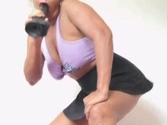 Rijpe lesbienne, Pissen, Kut duiken, Alleen, Spuiten