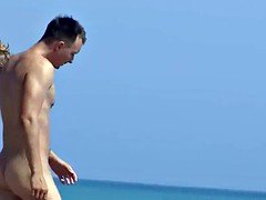 Spiaggia, Beccata, Gay, Nudo, Spia, Guardone