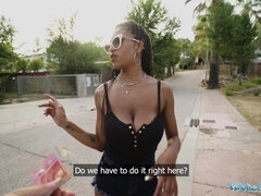 Public Agent Tina Fire And Huge natural And massive Big Boobs sex in Public - Big tits