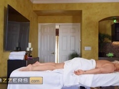 (Mz Dani) Is Ready To Fuck The Next Guy Who Looks At Her That Guy Is The Masseur (Jimmy Michaels) - Brazzers