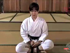 Japanese karate teacher