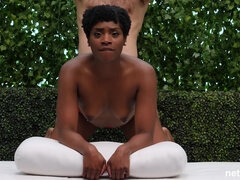 아마추어, 항문, 흑인, 오랄섹스, 흑갈색 머리, 음경, 수음, 젖가슴