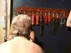 Two Hot Ladies From Germany Punishing Their Slave in the Dungeon