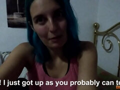 Spanish Blue Haired Teen Porn Video