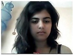 Indian Chick Strips On Webcam