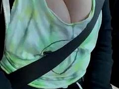 Gorda, Coche, Masturbación