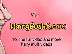 Busty hairy nympho MILF enjoys riding a big white cock