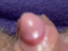 Huge clitoris rubbing and jerking orgasm in extreme close up masturbation