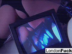 Londons Hot TV Anal Solo