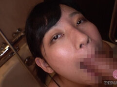 Cute Girl With a Mushy Expression Has Big Tits and Small Nipples