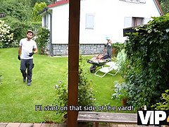 LuckyBee gets cuckolded by George Uhl in hot POV action