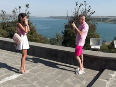 18 jaar, Biseksueel, Pijpbeurt, Huisgemaakt, Rijden, Russisch, Tiener, Trio