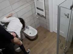 Ερασιτέχνης, Μεγάλα βυζιά, Πίπα, Μελαχροινή, Γάλλος, Σπιτικό, Αυνανισμός, Φυσικά βυζιά