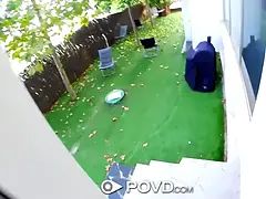 POVD - Blonde Lola Reve gets fucked by the pool POV style