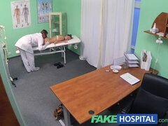 FakeHospital Nympho brunette teen is back in the doctors office