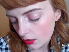 Redhead smut with ideal Lola Gatsby from Ama POV