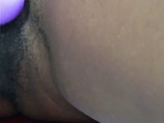 Playing with my Jamaican pussy until I cum