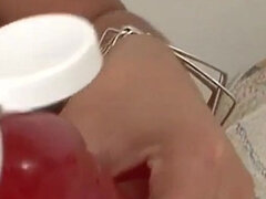 Velké kozy, Brunetka, Dildo, Spodní prádlo, Milf žcbp, Punčochy