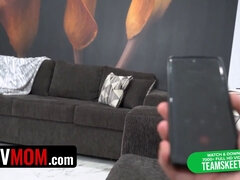 Nadia White, the hot MILF in uniform, makes her step son very happy with her massive tits and tight pussy