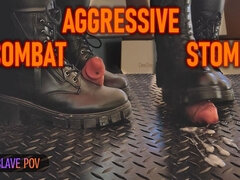 Slave POV Bootjob Aggressive CBT