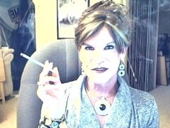 Me in Updo Looks N Smoking for You of Course......