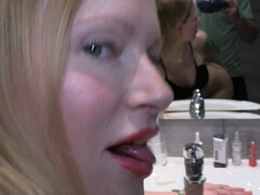 Enthousiasteling, Blond, Pijpbeurt, Stel, Vies praten