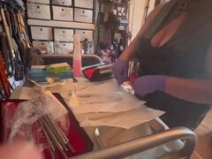 Domina Satana & Mistress Izar Prepare Slave for Sounding Fetish in Kinky British BDSM Dungeon