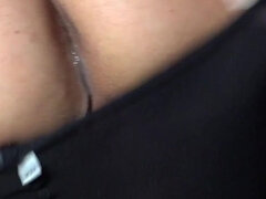 Office Secretary Gets Lots of Cumshots in Her Pantyhose on Stairs and in Restroom - Projectfundiary