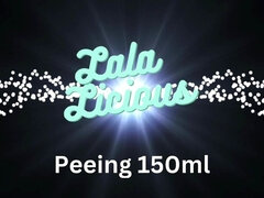 Lala Licious - Peeing Into a Measuring Jug