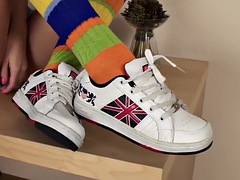 Home masturbator in action