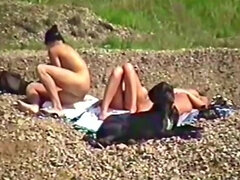 German Hot MILFs on Nude Beach