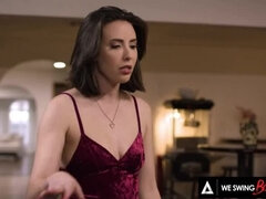 Bisexual Wives' Orgy: A Marriage-Saving Threesome with Hubbies