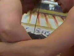 Жопа, Большая жопа, Большие сиськи, Минет, Брюнетки, Семяизвержение, Пальцем