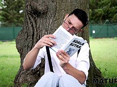 Watch Nicole Wonder seduce & fuck a young stud in HD