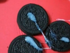 Got Milk? Oreos and Cum - Cum on Food 1