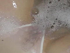sexy lesbian babes in the bathtub