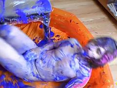Behind the Scenes After the Gunge Shoot - Elis Ataxxx, Richard Lennox