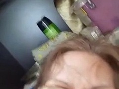 Granny Evenyn Santos does an anal show again