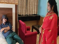 오랄섹스, 흑갈색 머리, 커플, 핸드잡, 호텔, 인도인, 타는, 와이프