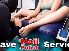 Slave Nail Polish Service Femdom Slave