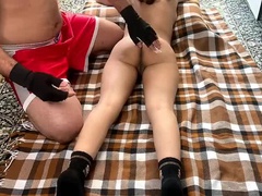 Shy Stepsister Seduced By Big Stepbrother & Step Son - Hot Late Night Fuck With Mature Stepmom