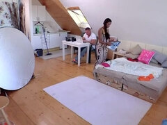 Czech Amateur Carol Marf: Filthy Photo Shoot with a Big Black Cock