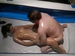 Oil Wrestling