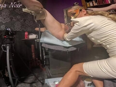 Kvinde dominans, Knytnæve, Tysk, Handsker, Massage, Prostate