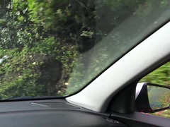 해변, 여자친구, 야외의, 셀카, 공개적인, 빼빼한, 젖가슴, 젖은