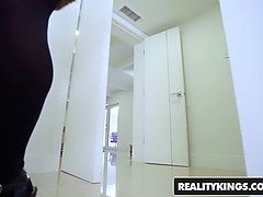 お尻, Hd, なめる, 下着, 小柄, ストッキング, ペニスバンド, 驚き